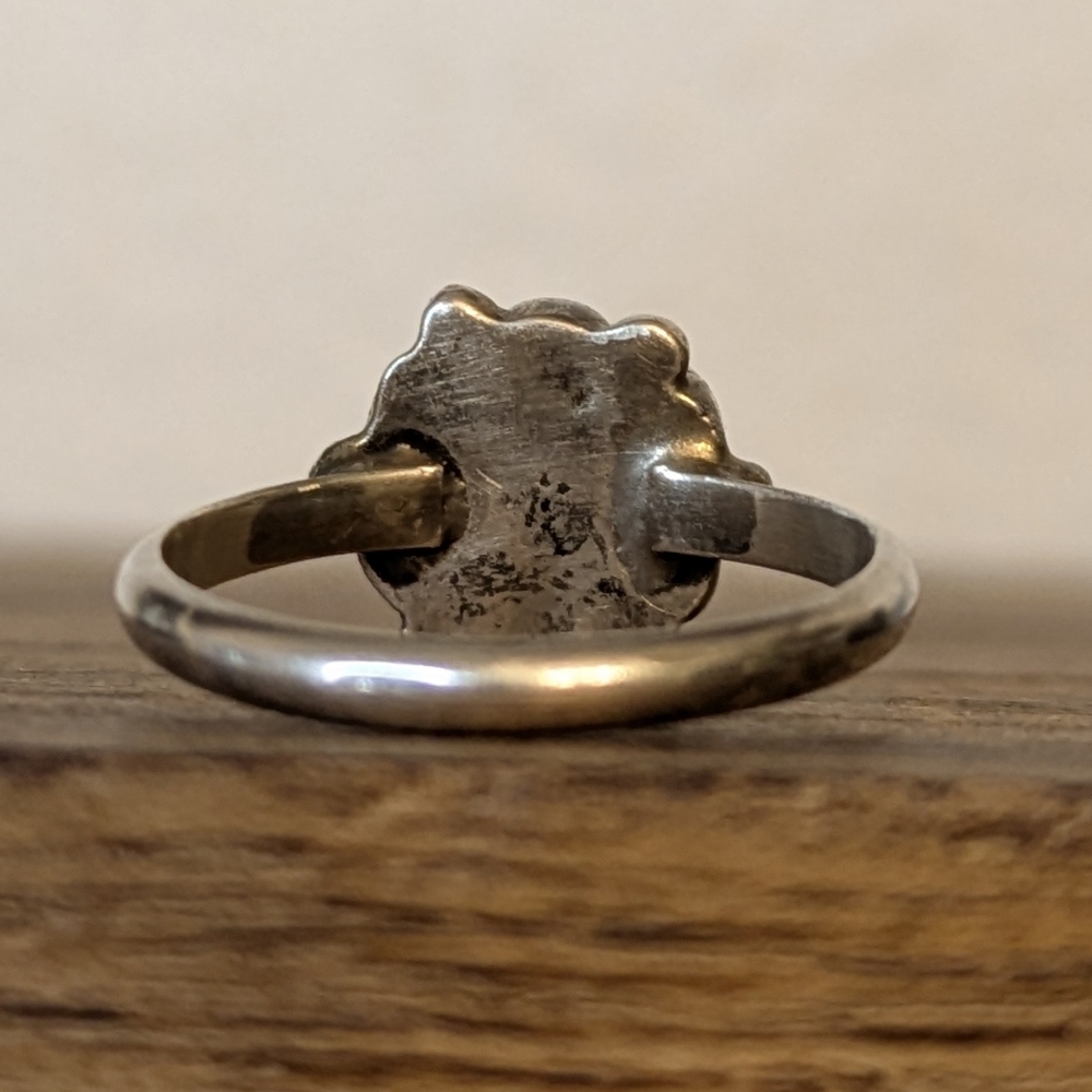 Turquoise Flower Ring - Picture 4 of 4